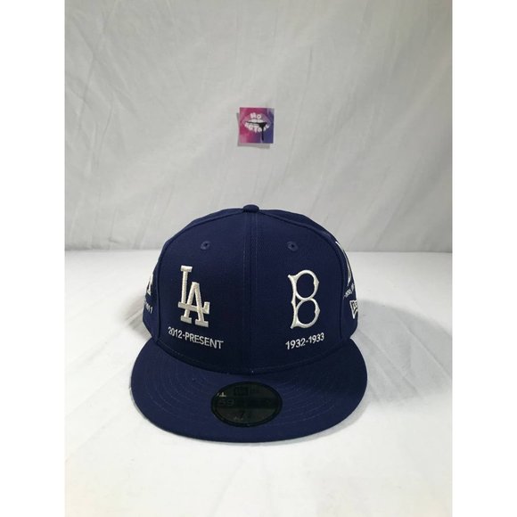 New Era Other - New Era 59FIFTY LA Dodgers Progression Fitted Hat Mens sz 7 3/4 Blue